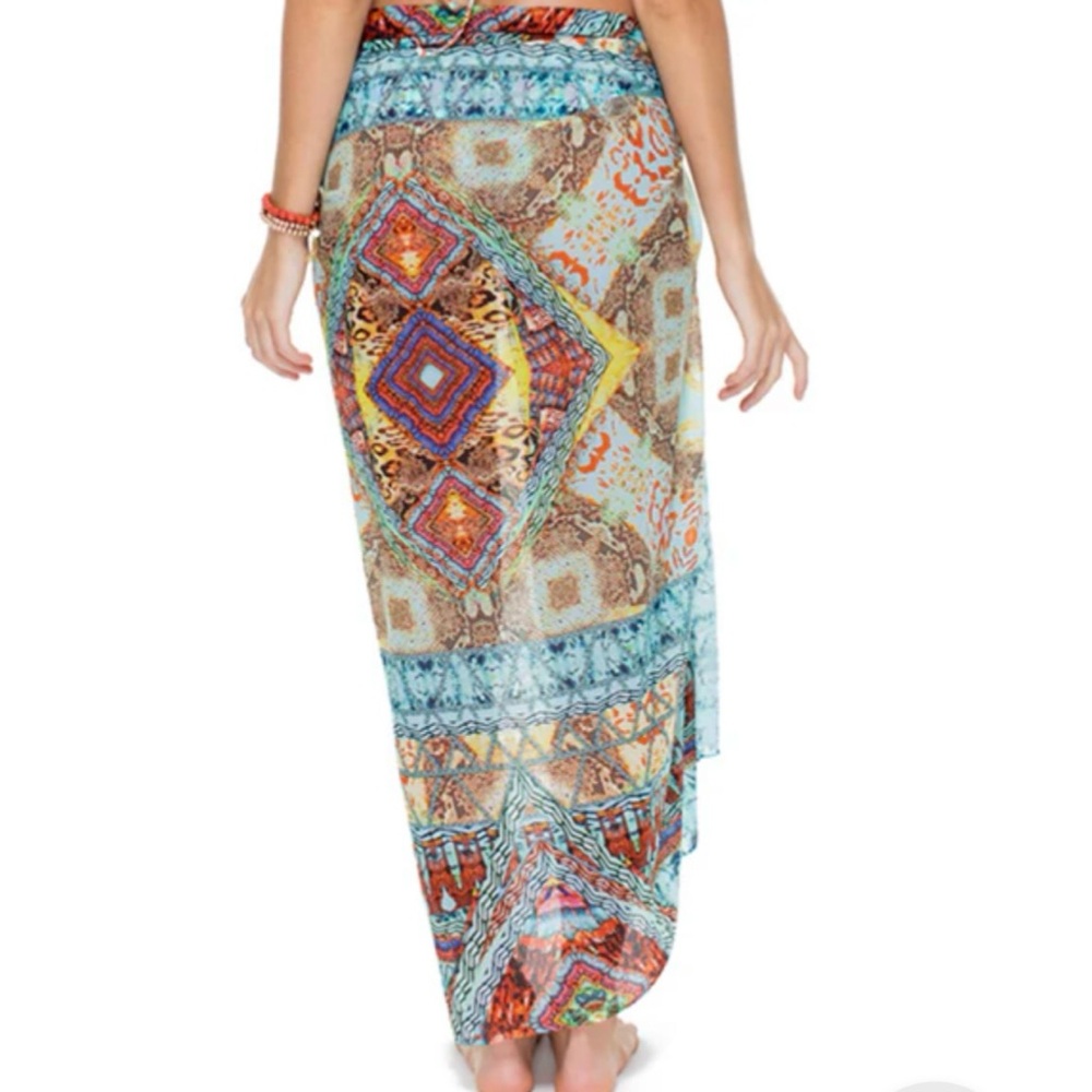 Luli Fama Multicolor Geometric Yemaya Pareo